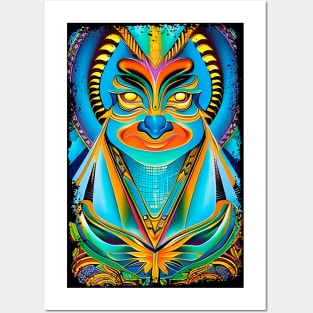 New World Gods (16) - Mesoamerican Inspired Psychedelic Art Posters and Art